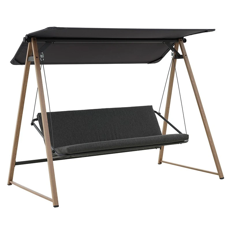 Balancelle 3 Places Soly Honey/charbon Hespéride 4 Balancelle 3 Places Soly Honey/charbon Hespéride – Image 2