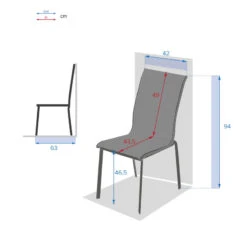 Chaise Empilable Axant Wengé Et Praline Hespéride 7 Chaise Empilable Axant Wengé Et Praline Hespéride -Mobilier Soleil chaise empilable axant wenge et praline hesperide 1 2
