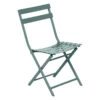 Chaise Métal Pliante Greensboro Vert Jade Hespéride 1 Chaise Métal Pliante Greensboro Vert Jade Hespéride -Mobilier Soleil chaise metal pliante greensboro vert jade hesperide