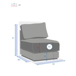 Chauffeuse 1 Place Pour Salon Allure Blanc Hespéride -Mobilier Soleil chauffeuse 1 place pour salon allure blanc hesperide 3
