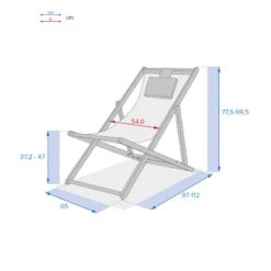 Chilienne En Bois Mahini Carbone Hespéride -Mobilier Soleil chilienne en bois mahini carbone hesperide 3