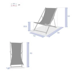 Chilienne En Bois Moko Ardoise Hespéride -Mobilier Soleil chilienne en bois moko ardoise hesperide 1 4