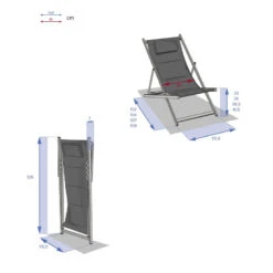 Chilienne Honolulu Bleu Canard Hespéride -Mobilier Soleil chilienne honolulu bleu canard hesperide 1 6