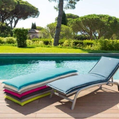 Coussin Transat Korai Ardoise Hespéride -Mobilier Soleil coussin transat pop ardoise hesperide 2