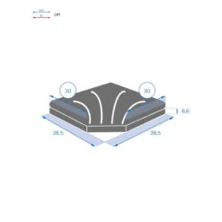 Dalle 15kg Pour Pied De Parasol En Croix Hespéride Noir -Mobilier Soleil dalle 15kg pour pied de parasol en croix hesperide noir 3