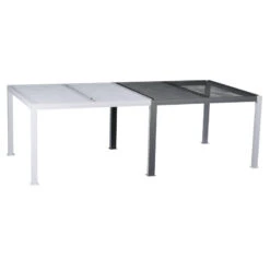 Extension Latérale Pour Pergola Majaé 3,6x3,6m Hespéride -Mobilier Soleil extension laterale pour pergola majae 36x36m hesperide 1 2