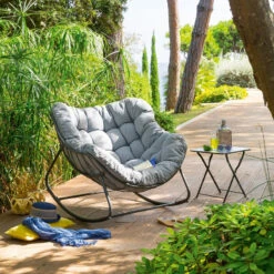 Fauteuil Bascule Extérieur Paopao Hespéride -Mobilier Soleil fauteuil bascule exterieur paopao hesperide 2