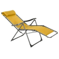 Fauteuil Détente D'extérieur Hespéride Silos Jaune Moutarde -Mobilier Soleil fauteuil detente d exterieur hesperide silos jaune moutarde 1 2