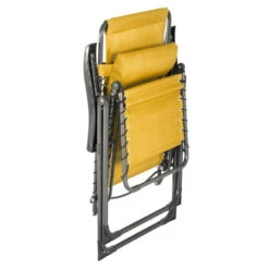 Fauteuil Détente D'extérieur Hespéride Silos Jaune Moutarde -Mobilier Soleil fauteuil detente d exterieur hesperide silos jaune moutarde 1 5