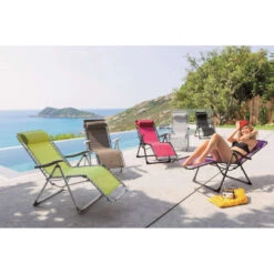 Fauteuil Détente D'extérieur Hespéride Silos Café -Mobilier Soleil fauteuil detente d exterieur hesperide silos taupe 5