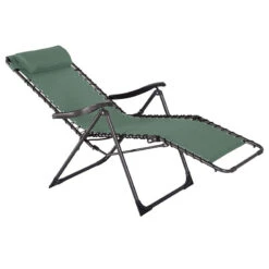 Fauteuil Détente D'extérieur Hespéride Silos Vert Olive -Mobilier Soleil fauteuil detente d exterieur hesperide silos vert olive 1 2