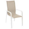 Fauteuil Essio Dossier Haut Lin/blanc Hespéride -Mobilier Soleil fauteuil essio dossier haut linblanc hesperide
