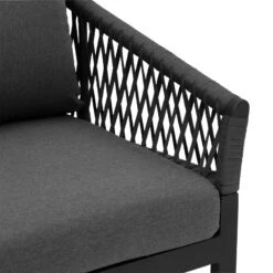 Fauteuil Extérieur 1 Place Oriengo Anthracite Hespéride -Mobilier Soleil fauteuil exterieur 1 place oriengo anthracite hesperide 4