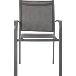 Fauteuil Extérieur Essentia Anthracite/graphite Hespéride -Mobilier Soleil fauteuil exterieur essentia anthracite graphite hesperide 2