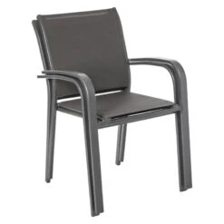Fauteuil Extérieur Essentia Anthracite/graphite Hespéride -Mobilier Soleil fauteuil exterieur essentia anthracite graphite hesperide 3