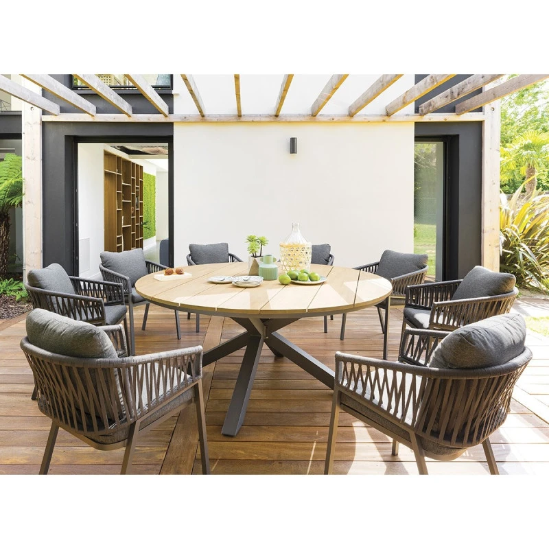 Fauteuil Oriengo Mailles Anthracite/graphite Hespéride 4 Fauteuil Oriengo Mailles Anthracite/graphite Hespéride – Image 2