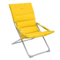 Fauteuil Relax Milos Jaune Moutarde Hespéride -Mobilier Soleil fauteuil relax milos jaune moutarde hesperide 1 1