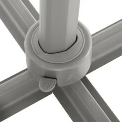 Parasol Décentré Eléa Inclinable Carré Ardoise Hespéride -Mobilier Soleil parasol decentre elea inclinable carre ardoise hesperide 1 4