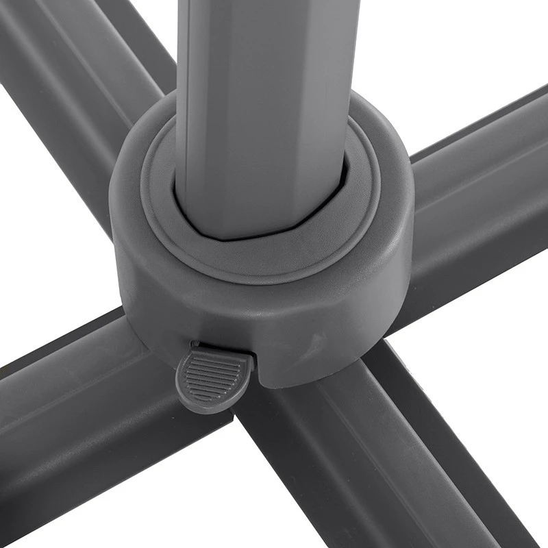 Parasol Décentré Eléa Inclinable Carré Bleu Canard Hespéride 5 Parasol Décentré Eléa Inclinable Carré Bleu Canard Hespéride – Image 3