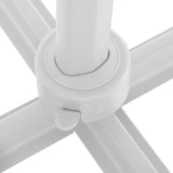 Parasol Décentré Eléa Inclinable Carré Oléfine Noisette/blanc Hespéride -Mobilier Soleil parasol decentre elea inclinable carre olefine noisetteblanc hesperide 6