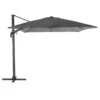Parasol Décentré Eléa Inclinable Rectangulaire Oléfine Anthracite Hespéride -Mobilier Soleil parasol decentre elea inclinable rectangulaire olefine anthracite hesperide