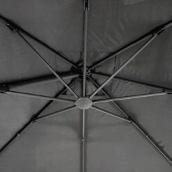 Parasol Décentré Eléa Inclinable Rectangulaire Oléfine Anthracite Hespéride -Mobilier Soleil parasol decentre elea inclinable rectangulaire olefine anthracite hesperide 6