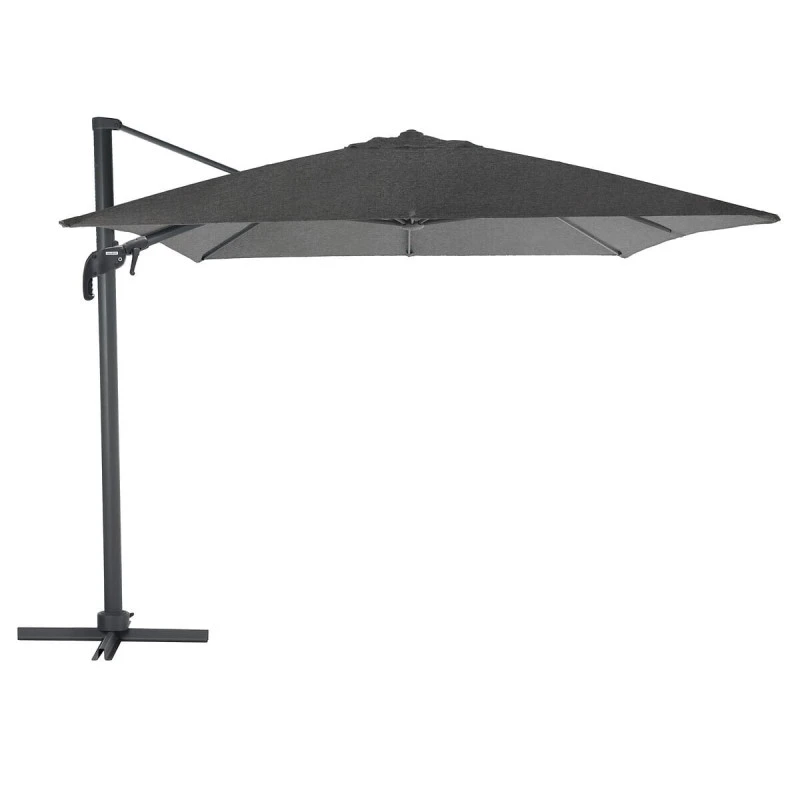 Parasol Décentré Eléa Rectangulaire Toile Sunbrella® Anthracite Hespéride 4 Parasol Décentré Eléa Rectangulaire Toile Sunbrella® Anthracite Hespéride – Image 2