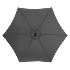 Parasol Décentré Rond Manoa Ardoise Hespéride 9 Parasol Décentré Rond Manoa Ardoise Hespéride -Mobilier Soleil parasol decentre rond manoa ardoise hesperide 1 2