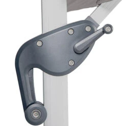 Parasol Déporté Carré Equador Ardoise Hespéride -Mobilier Soleil parasol deporte carre equador ardoise hesperide 1 5