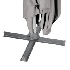 Parasol Déporté Carré Equador Ardoise Hespéride -Mobilier Soleil parasol deporte carre equador ardoise hesperide 1 6