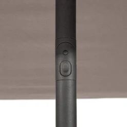 Parasol Droit Carré 2,5x2,5m Soya Taupe Hespéride -Mobilier Soleil parasol droit carre 25x25m soya taupe hesperide 3