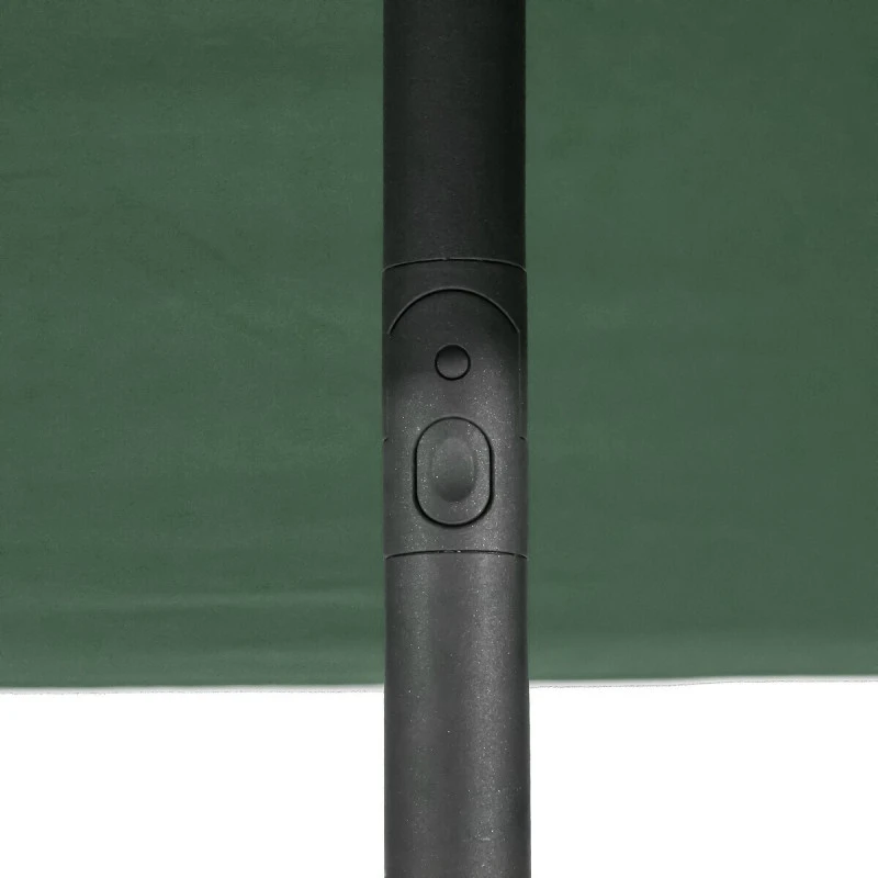 Parasol Droit Carré 2,5x2,5m Soya Vert Olive Hespéride 7 Parasol Droit Carré 2,5x2,5m Soya Vert Olive Hespéride – Image 5