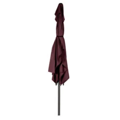 Parasol Mat Central 2x3 M Loompa Bordeaux Hespéride -Mobilier Soleil parasol mat central 2x3 m loompa bordeaux hesperide 3