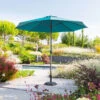 Parasol Mat Central Rond 3m Loompa Canard Hespéride -Mobilier Soleil parasol mat central rond 3m loompa canard hesperide