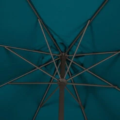 Parasol Mat Central Rond 3m Loompa Canard Hespéride -Mobilier Soleil parasol mat central rond 3m loompa canard hesperide 4