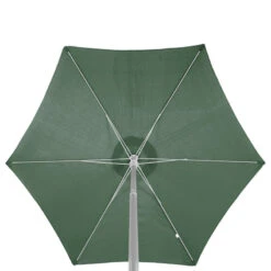 Parasol Rond 2,3m Anzio Vert Olive Hespéride -Mobilier Soleil parasol rond anzio vert olive hesperide 1 2