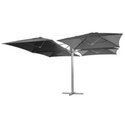 Parasol Setiri 16 M² Ardoise Hespéride -Mobilier Soleil parasol setiri 16 m ardoise hesperide 2
