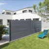 Paravent écran Double Antao Graphite Hespéride 1 Paravent écran Double Antao Graphite Hespéride -Mobilier Soleil paravent ecran double antao graphite hesperide