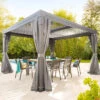 Pergola Bioclimatique Majaé Module De Base Hespéride -Mobilier Soleil pergola bioclimatique majae module de base hesperide