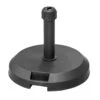 Pied De Parasol 29kg Béton Noir Hespéride -Mobilier Soleil pied de parasol 29kg beton noir hesperide