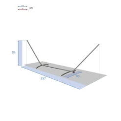 Pied Réglable Petit Modèle Pour Hamac Panao Hespéride -Mobilier Soleil pied reglable petit modele pour hamac panao hesperide 5