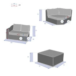 Salon Angle Moorea 5 Places Savana Hespéride 21 Salon Angle Moorea 5 Places Savana Hespéride -Mobilier Soleil salon angle moorea 5 places savana hesperide 9