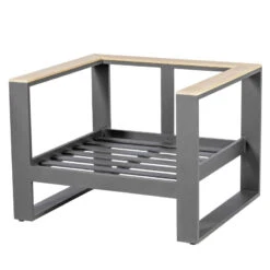 Salon De Jardin Emperia 5p En Aluminium Et Acacia Hespéride -Mobilier Soleil salon de jardin emperia 5p en aluminium et acacia hesperide 7