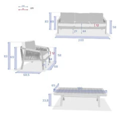 Salon De Jardin En Bois 5p Papouasie Hespéride 15 Salon De Jardin En Bois 5p Papouasie Hespéride -Mobilier Soleil salon de jardin en bois 5p papouasie hesperide 3