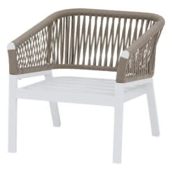 Salon De Jardin Oriengo 5 Places Taupe/blanc Hespéride -Mobilier Soleil salon de jardin oriengo 5 places taupe blanc hesperide 5
