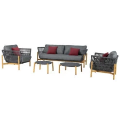 Mobilier Soleil -Mobilier Soleil salon de jardin rubby graphite premium hesperide 1