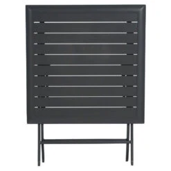 Table Alu Pliante Azua 2 Places Graphite Hespéride 9 Table Alu Pliante Azua 2 Places Graphite Hespéride -Mobilier Soleil table aluminium azua 2 places noir graphite hesperide 2