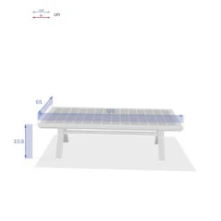 Table Basse Extérieure Bois D'acacia Papouasie Hespéride -Mobilier Soleil table basse exterieure bois d acacia papouasie hesperide 2