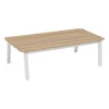 Table Basse Extérieure Oriengo Blanc Hespéride -Mobilier Soleil table basse exterieure oriengo blanc hesperide