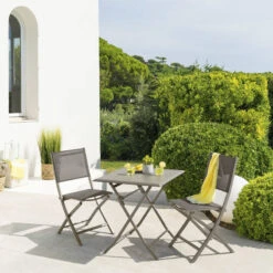 Table Alu Pliante Azua 2 Places Tonka Hespéride -Mobilier Soleil table pliante azua tonka 2 personnes hesperide 2